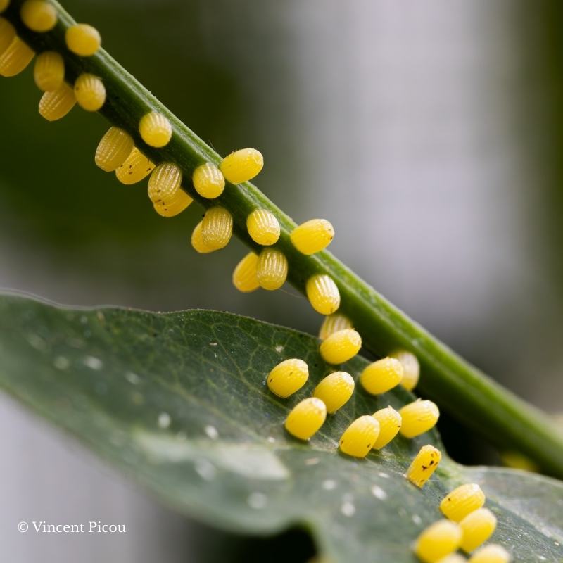 Œufs de cethosia cyane