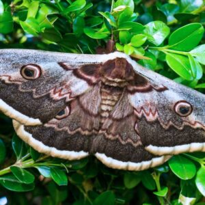 Chrysalide Saturnia pyri