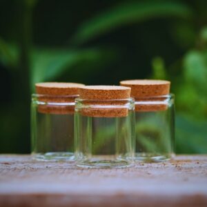 Fiole en verre 5ml bouchon liege