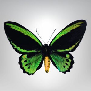 Ornithoptera priamus male naturalisé