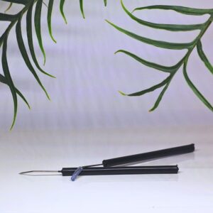 Aiguille courbé avec manche plastique