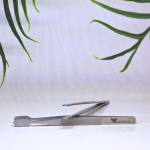 Pince 110 mm à bec plat en acier